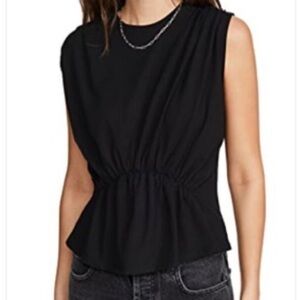 ATM Cinched Sleeveless Top